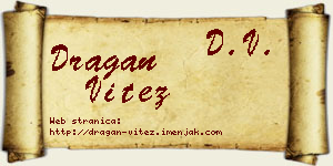 Dragan Vitez vizit kartica